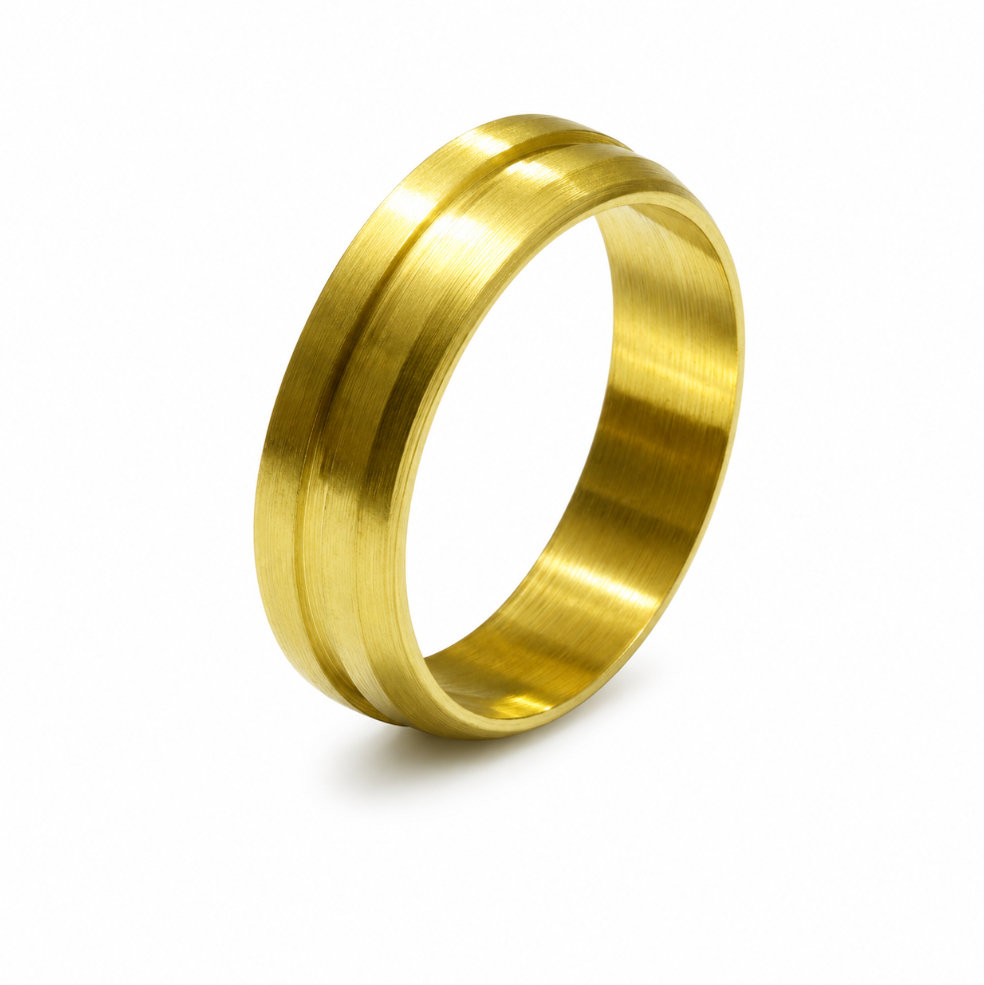 Double Ferrule Compression Fittings Brass